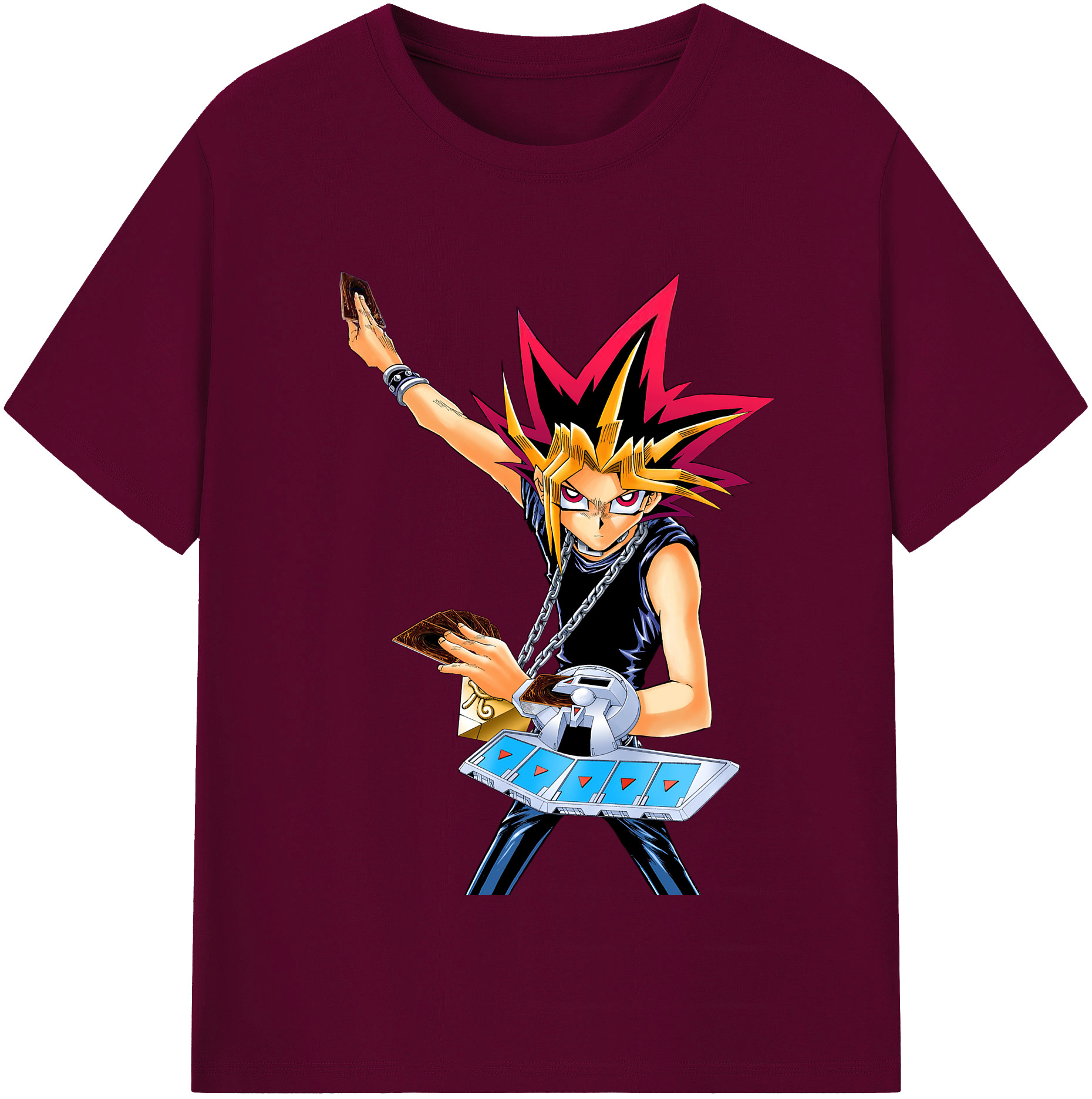 （画像用） 遊☆戯☆王 Yu-Gi-Oh! レディースカジュアルプリントTシャツ（綿100％）